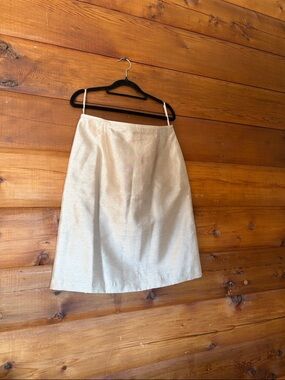 Ivory A-line Size 10 Skirt by Collections for Le Suit